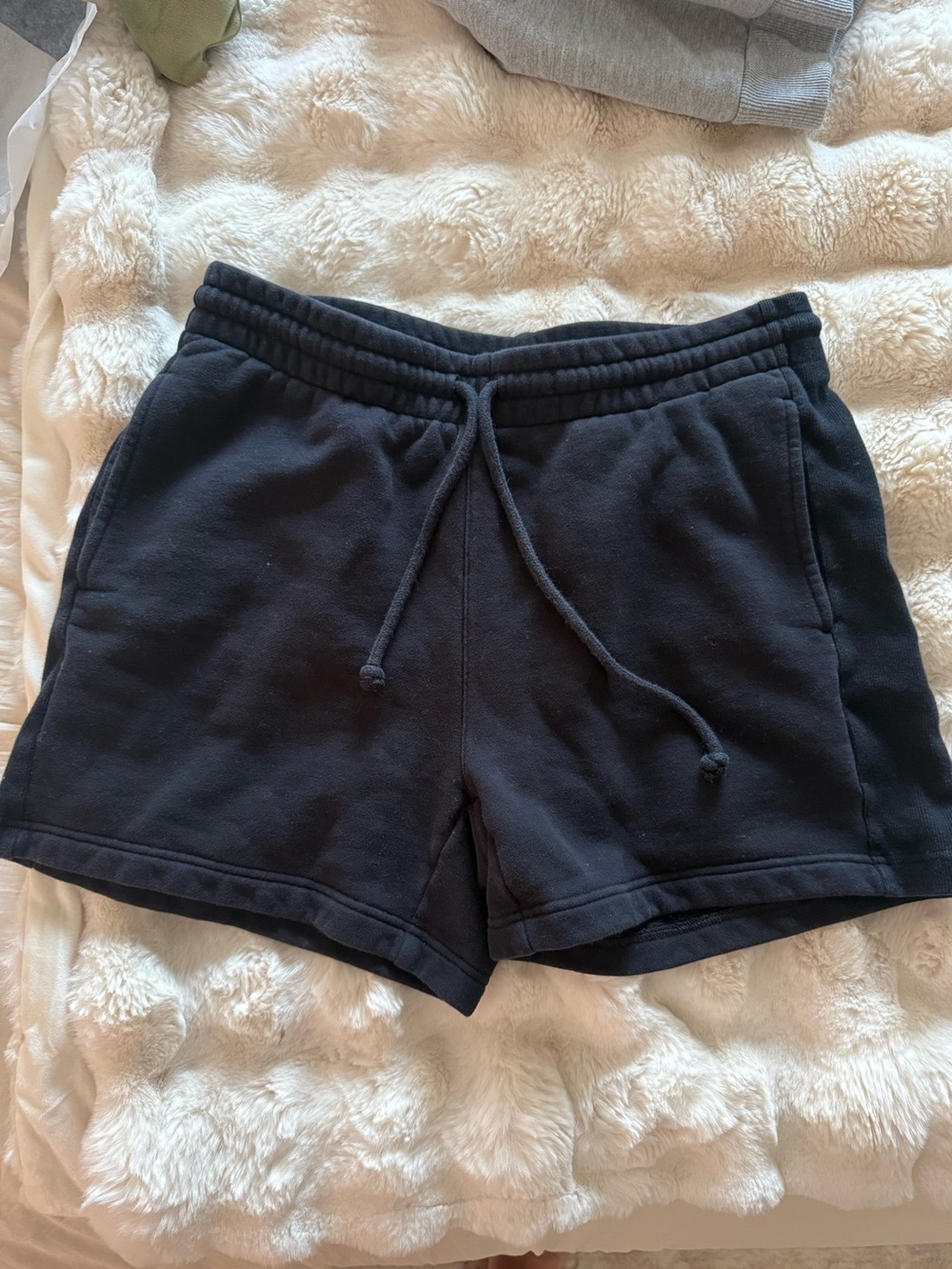 TNA cozy Women's Black Drawstring Sweat Shorts